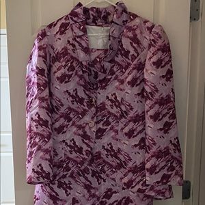 Woman’s Dress With Ruffled Collar Jacket